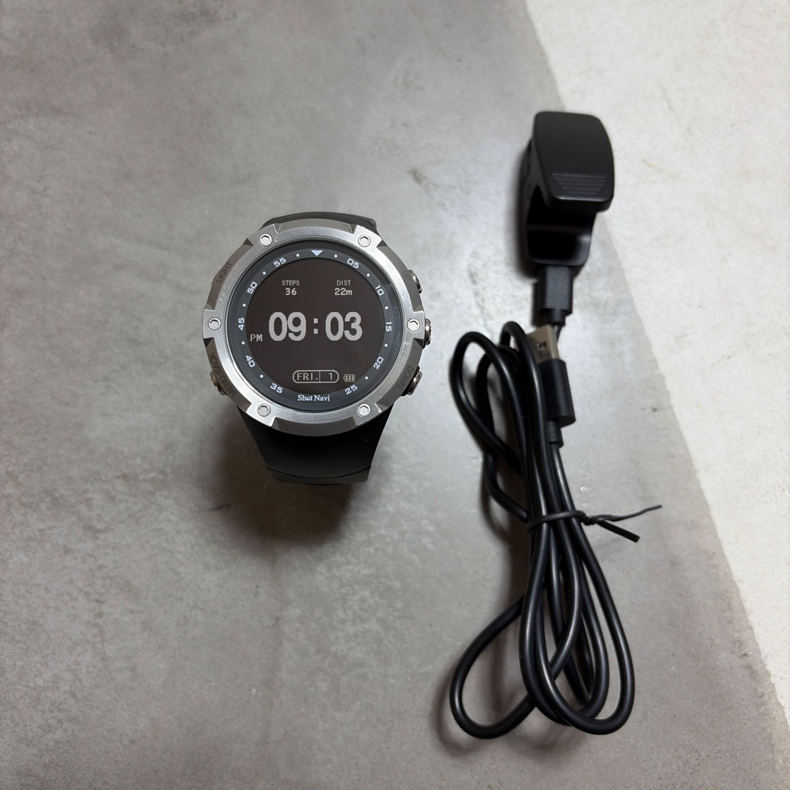 shot navi W1 Evolve ブラック ゴルフ ショットナビ GPS