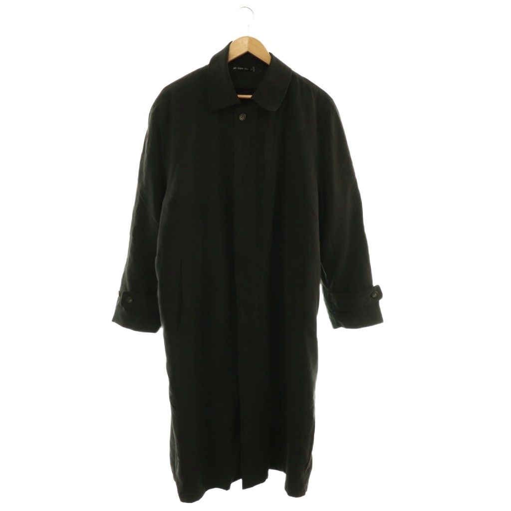 ラルフローレン RALPH LAUREN ステンカラーコート ロング 中綿ライナー ヴィンテージ 38S 黒 ブラック ■GY28 /SY