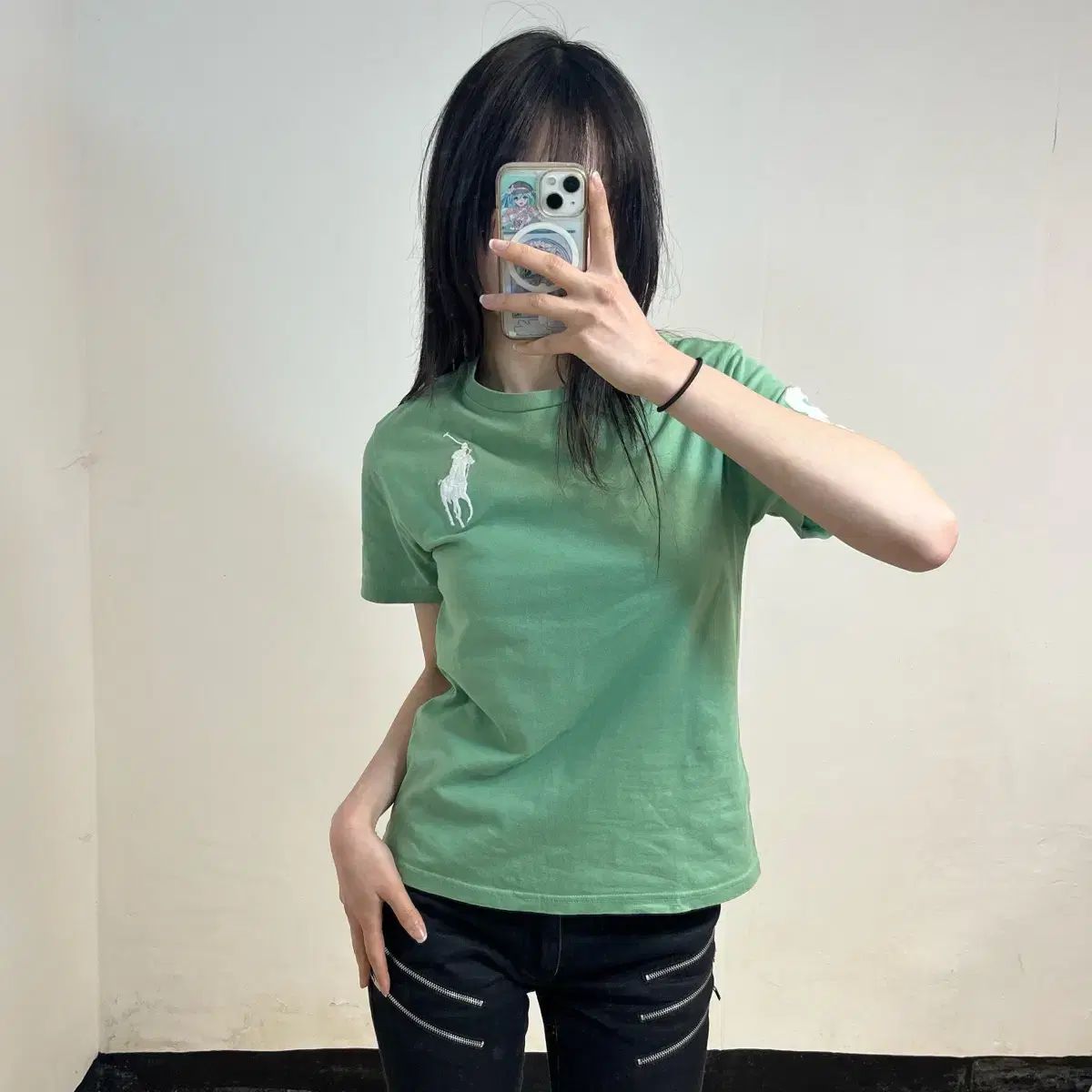 ポロ ビックポニー グリーン 半袖