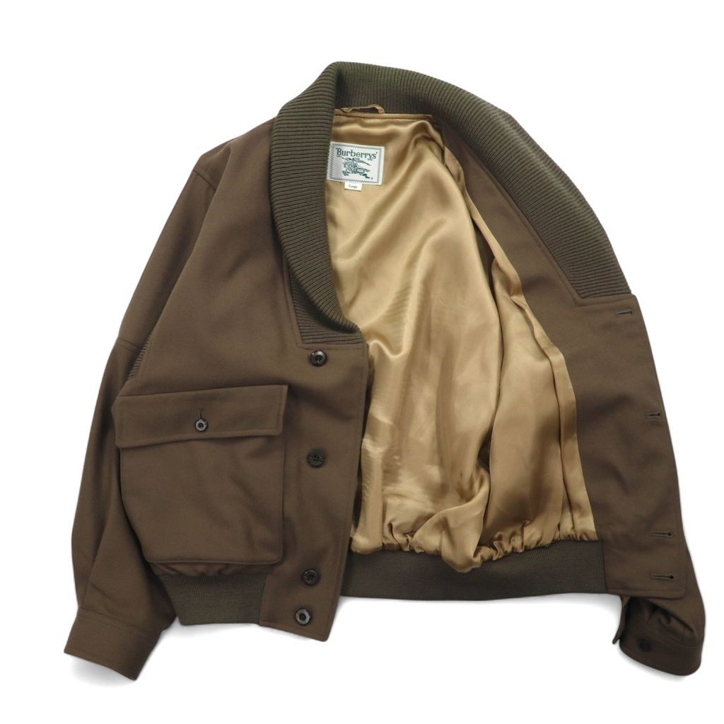Burberrys ブルゾンジャケット Burberrys ショールカラー A-1 ミリタリージャケット ブルゾン L
