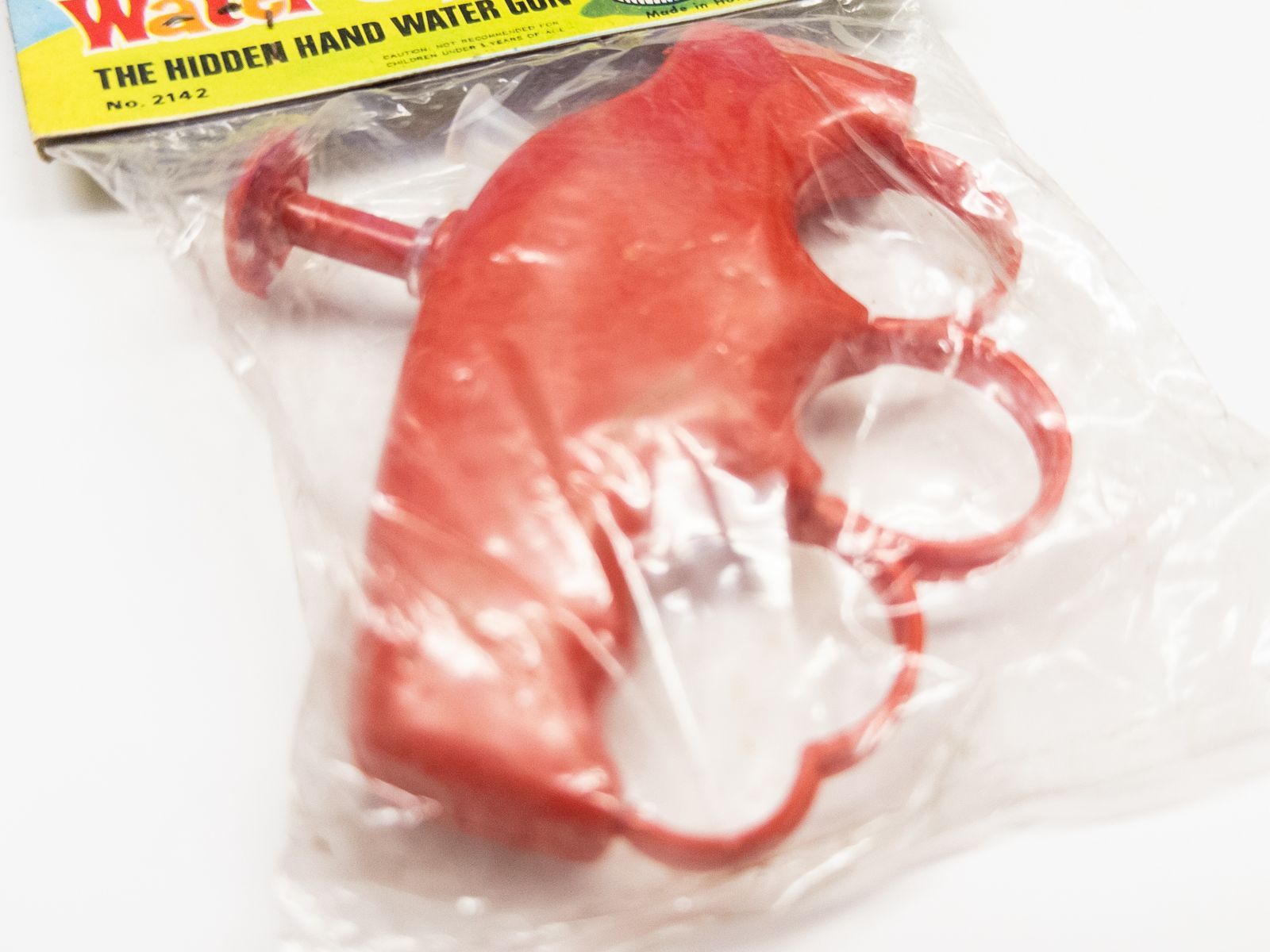 未開封】昭和レトロ Trick Knuckle Water Squirt 水鉄砲 香港製 デッド