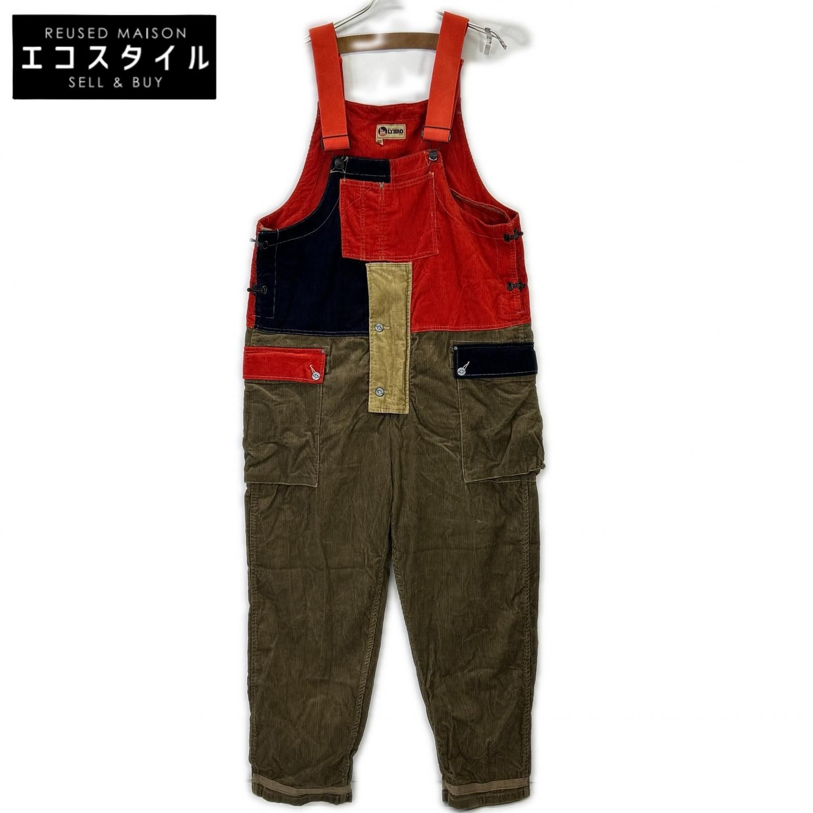 NIGEL CABOURN　ナイジェルケーボン　LYBROライブロ 8039-13-50550 コーデュロイオーバーオール　50
