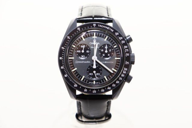 オメガ OMEGA × SWATCH MISSION TO MERCURY SO33A100 ミッション トゥ マーキュリー スピードマスター ムーンスウォッチ クロノグラフ 腕時計 【ブランド古着ベクトル】【中古】▲■260520