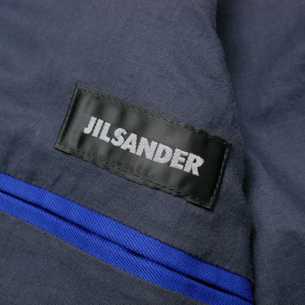 □美品□JIL SANDER ジルサンダー ジャケット サイズ48 比翼 シングル
