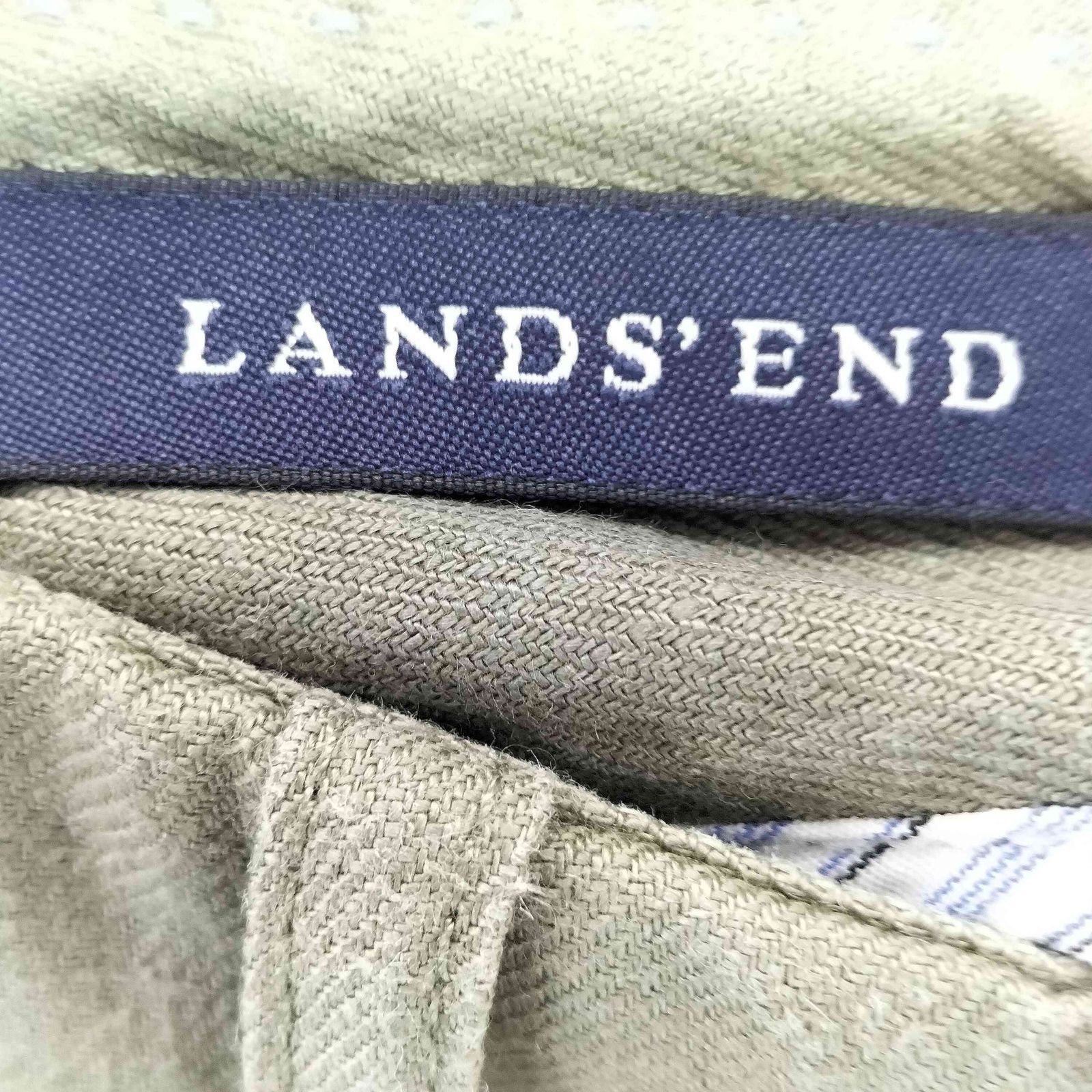 ランズエンド LANDS END リネンストレートパンツ メンズ 11AR - メルカリ
