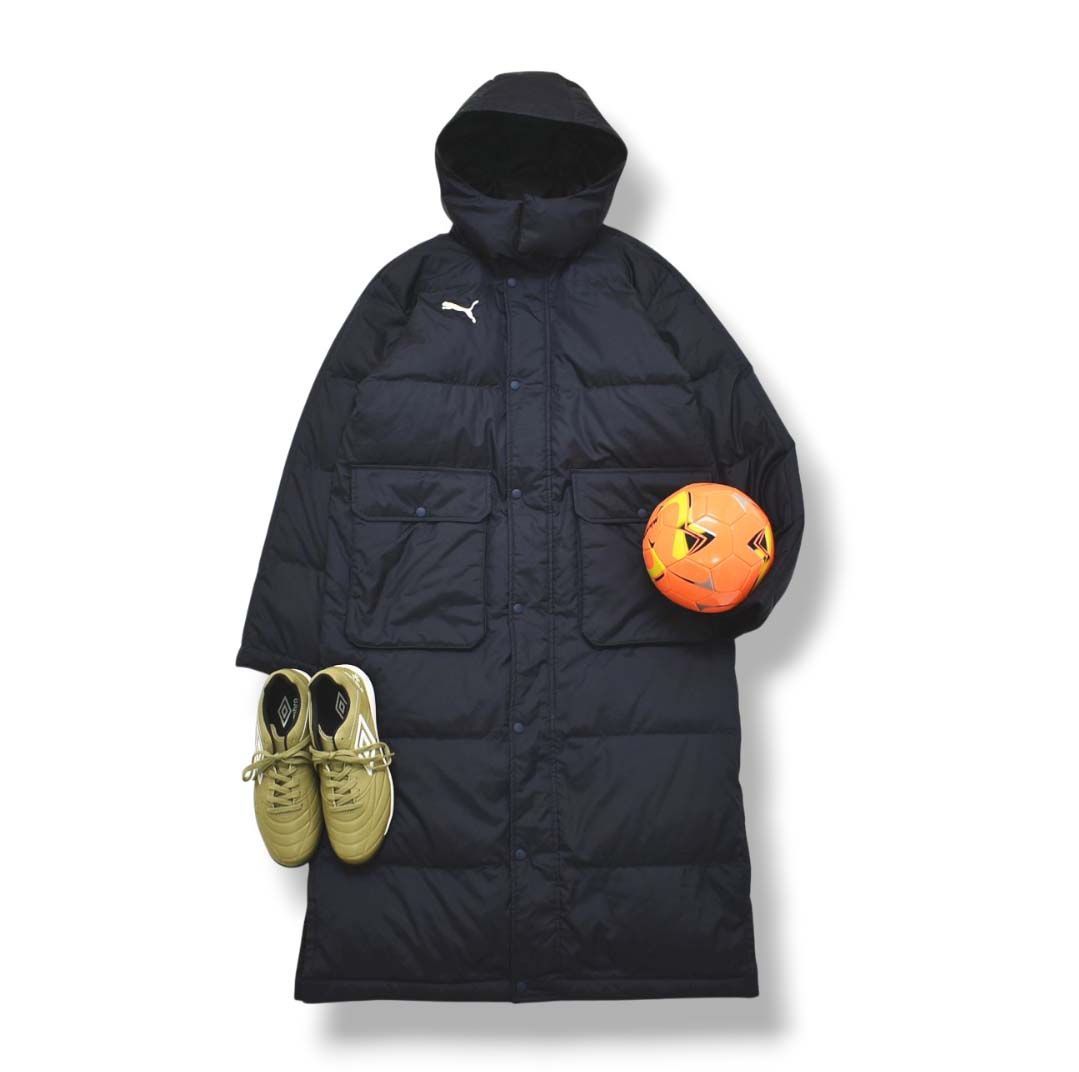 プーマ PUMA キルティング ダウン ベンチ コート パーカー ウィンド