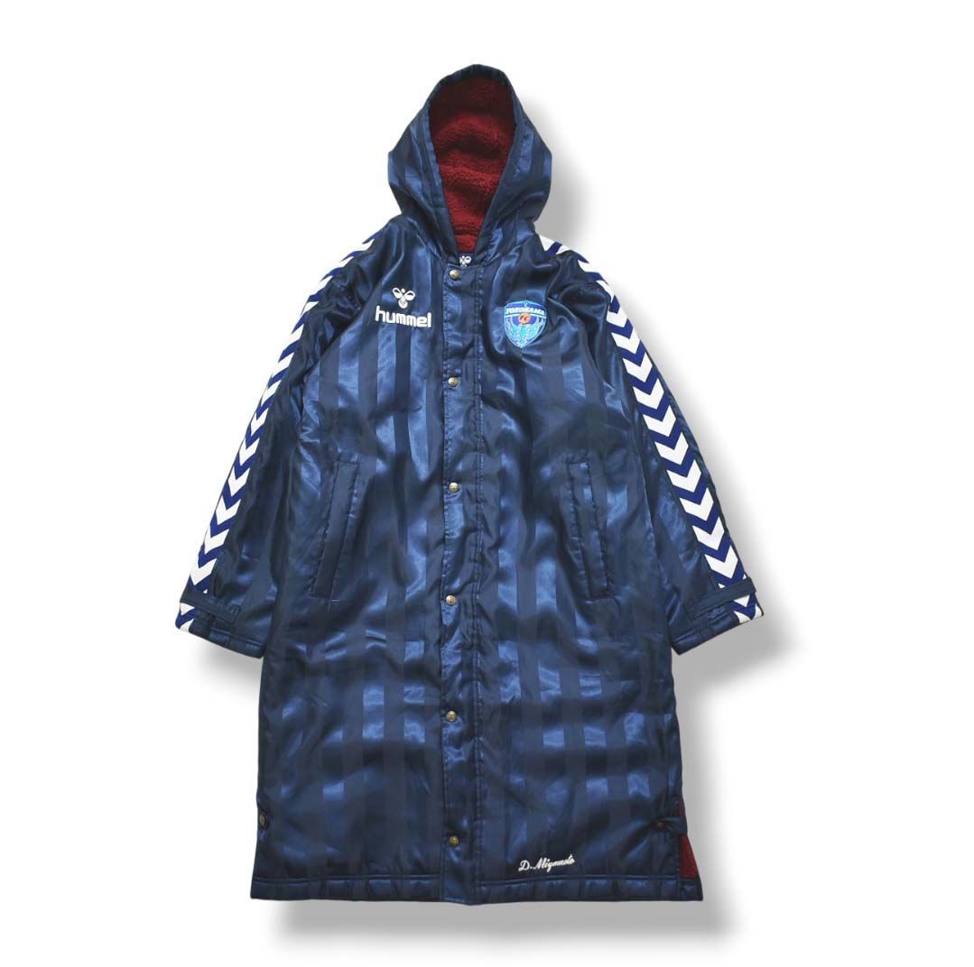 ヒュンメル hummel 横浜FC ベンチ コート パーカー ジャンパー