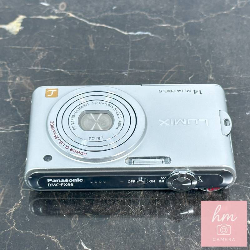 美品】Panasonic LUMIX DMC-FX66 シルバー 1410万画素 光学5倍ズーム