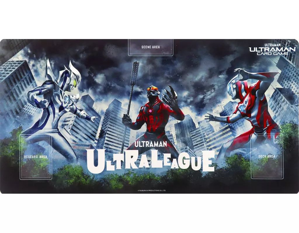 中古】サプライ ウルトラマン カードゲーム オフィシャルプレイマット