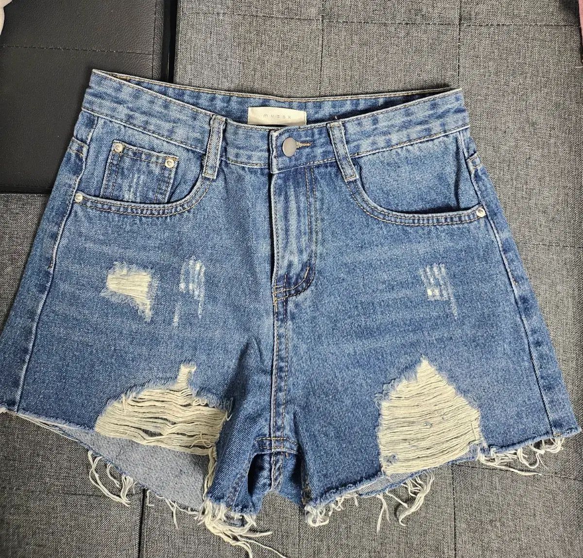 MUZON デニム/청 ハーフパンツ 新品