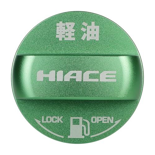 ハイエース 200系専用 フューエルキャップカバー フューエルリッド アルミ製給油口キャップ HIACE ガソリンタンクキャップ おしゃれ カスタム アクセサリー 取り替えグッズ ディーゼル仕様（グリーン）送料無料 035c5238
