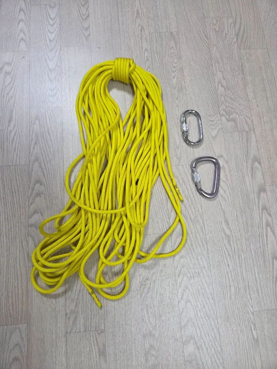 クライミング補助具とロッキングカラビナ
