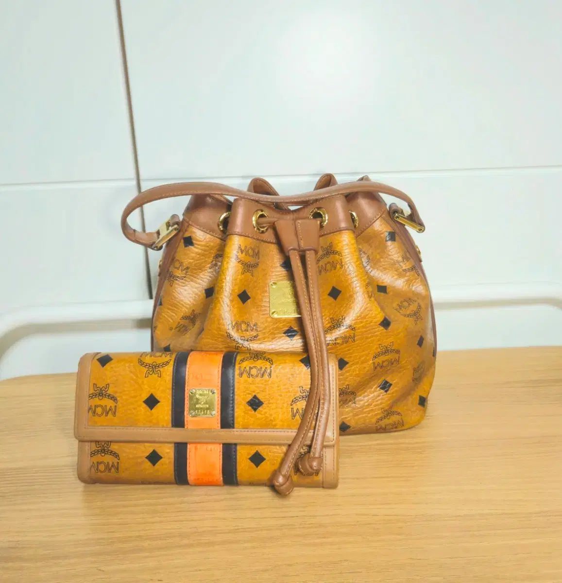 MCM 正規品 巾着・財布 セット