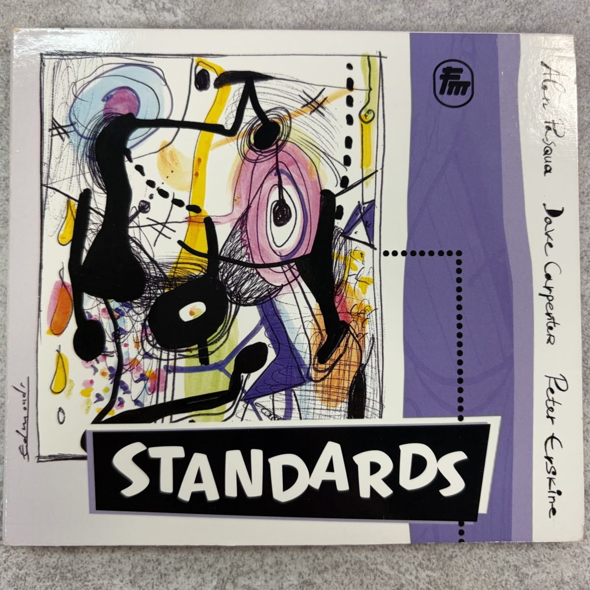 米CD Alan Pasqua, Dave Carpenter, P Standards PEPCD014 Fuzzy Music