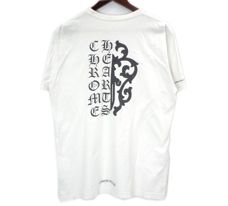 クロムハーツ CHROME HEARTS 【 DAGGER SS Tee 】 ハーフ ヴァインダガー プリント 半袖 Tシャツ n11214