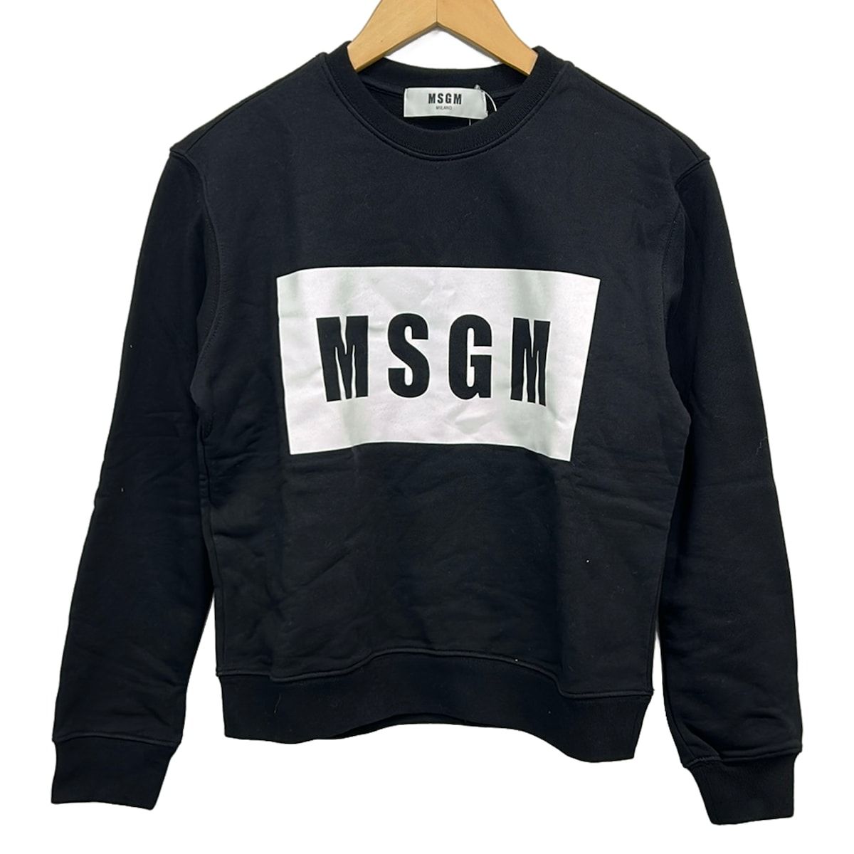 MSGM ブラック トレーナー 【公式通販】