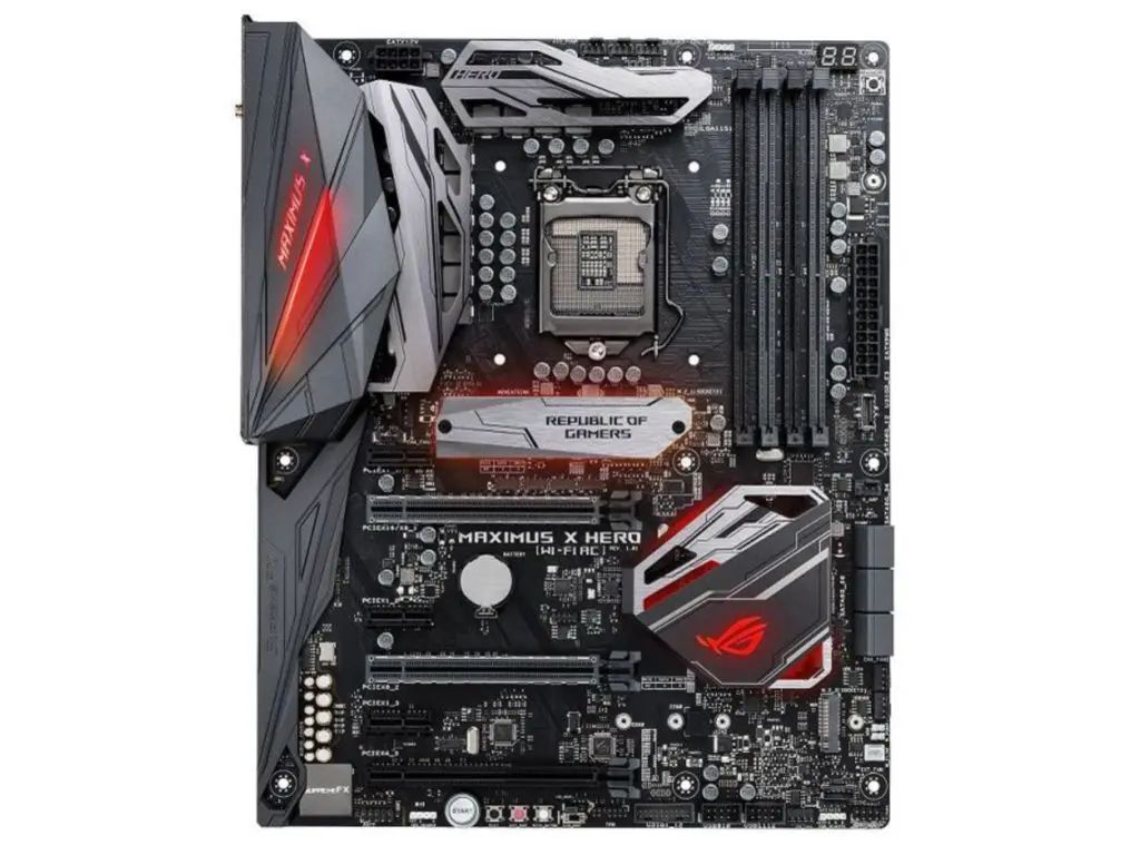 中古】PCハード マザーボード ASUS ROG MAXIMUS X HERO (WI-FI AC