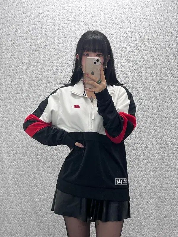 ナイキ オールドスクール レトロ ヴィンテージ 00's ハーフジップ ジャージ S C11665