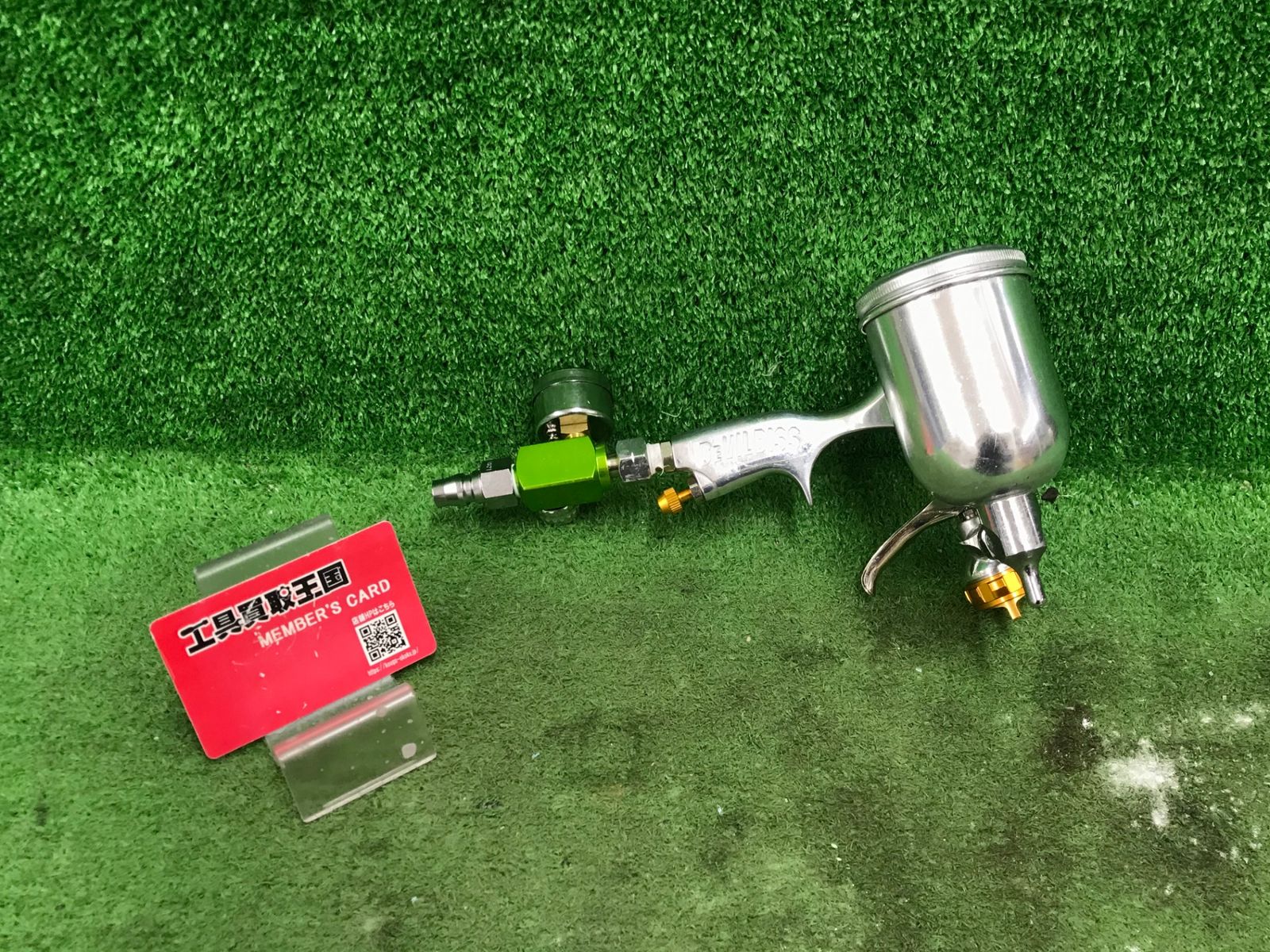 【中古品】【0918】DEVILBISS デビルビス スプレーガン D-LightⅡ　ITZAAHP151L0