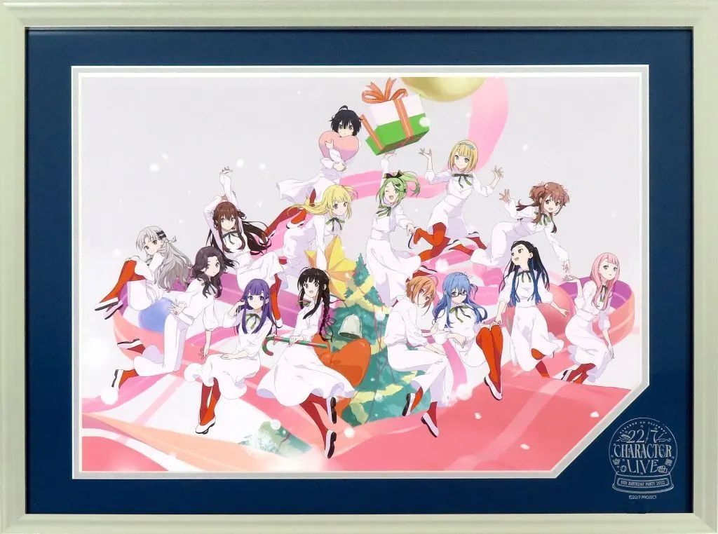 【中古】原画イラストボード 22/7 CHARACTER LIVE 6th BIRTHDAY PARTY 2022 メインビジュアルキャラファイングラフ
