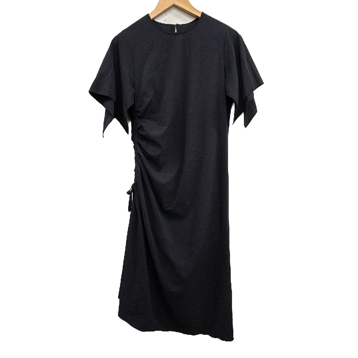 VERMEIL par iena(ヴェルメイユ パー イエナ) ワンピース サイズ36 S レディース美品 - ダークネイビー クルーネック/半袖/ロング