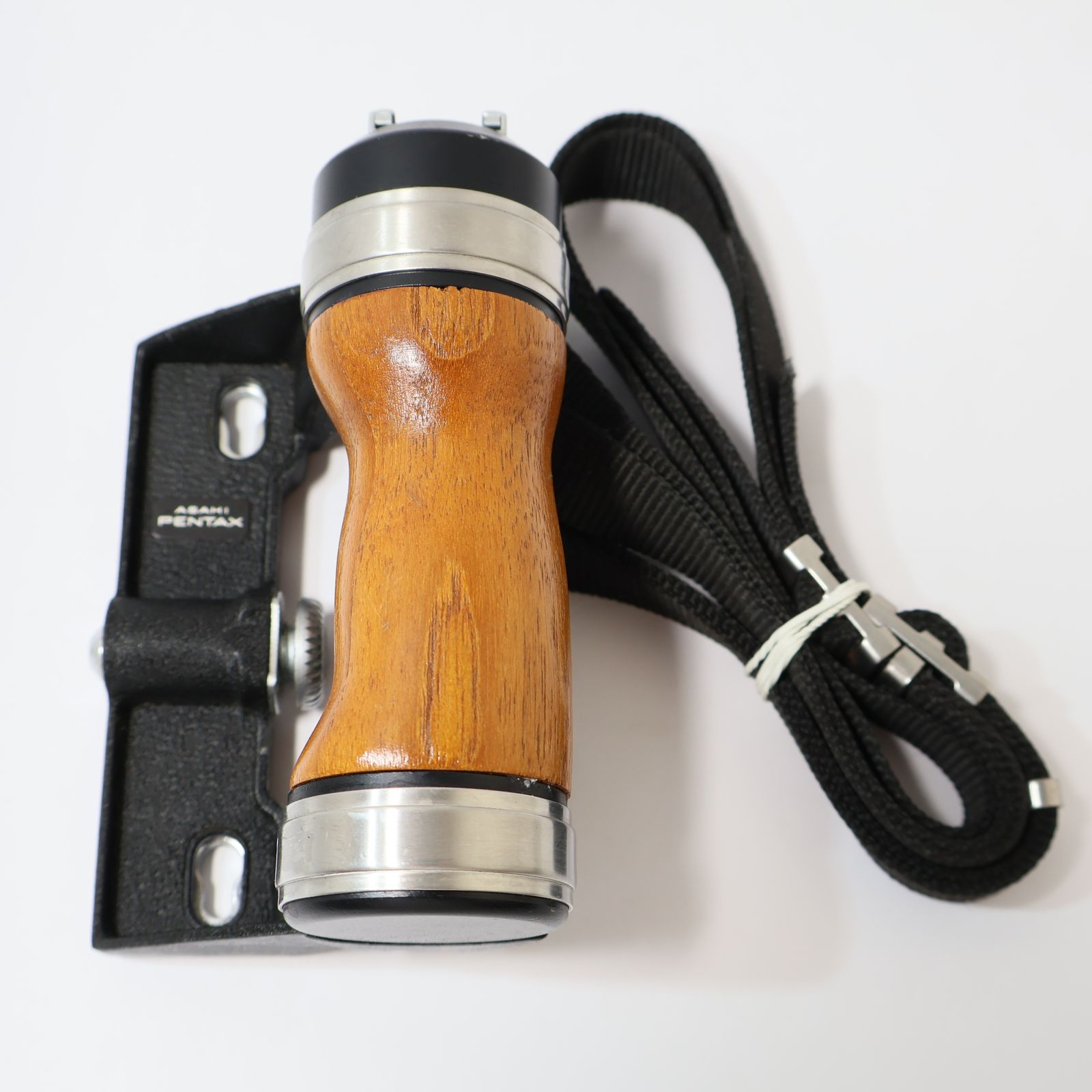 カメラ ペンタックス 67 II ホットシュー木製グリップ w/シンクロ