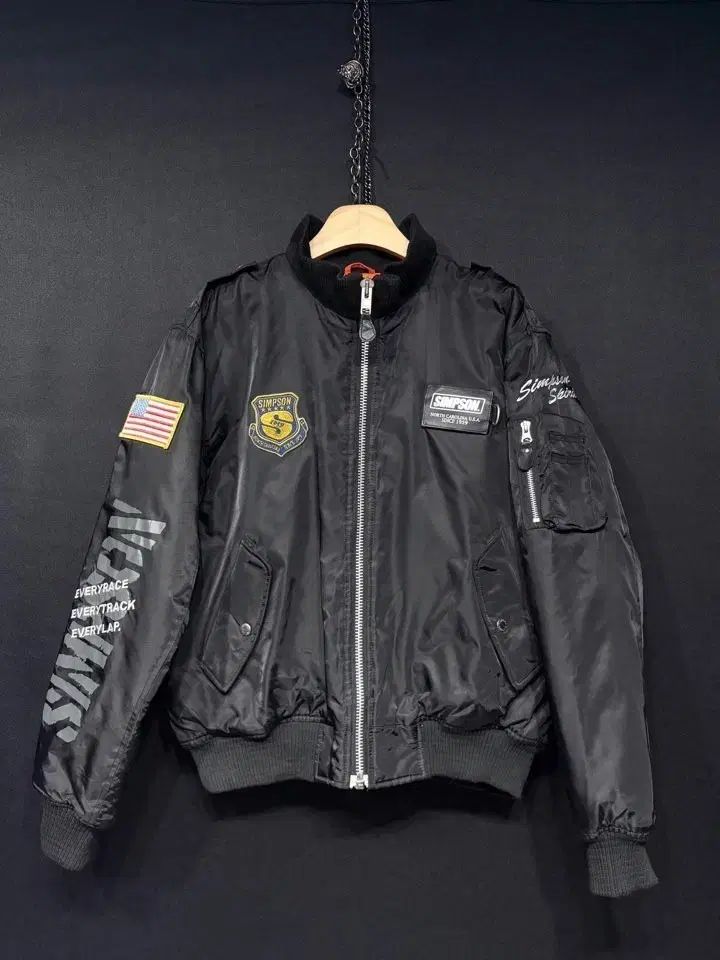 simpson バイク MA-1ジャケット