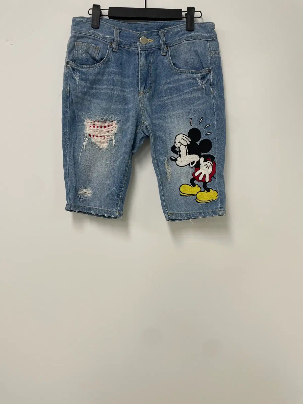 ディズニー ミッキーマウス デニムパンツ ハーフパンツ