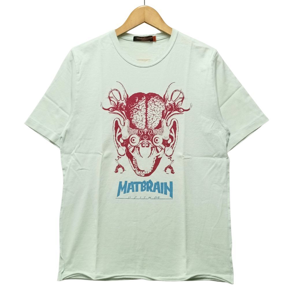 UNDERCOVER アンダーカバー MATBRAIN プリント 半袖Ｔシャツ ミント サイズ2 正規品 / 55101
