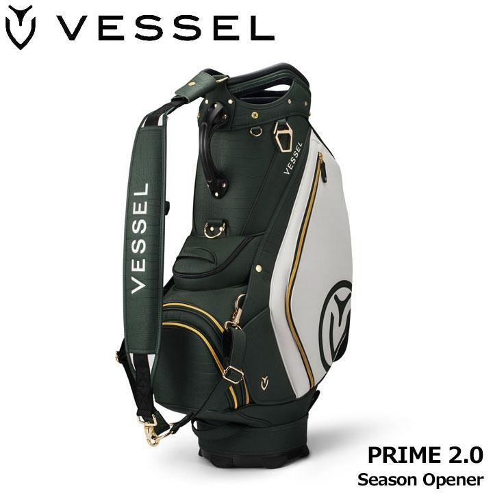 新品★ベゼル★VESSEL★プライム 2.0 スタッフ PRIME 2.0 Staff キャディバッグ★2026★10型 5.7kg★SEASON OPENER グリーン★限定