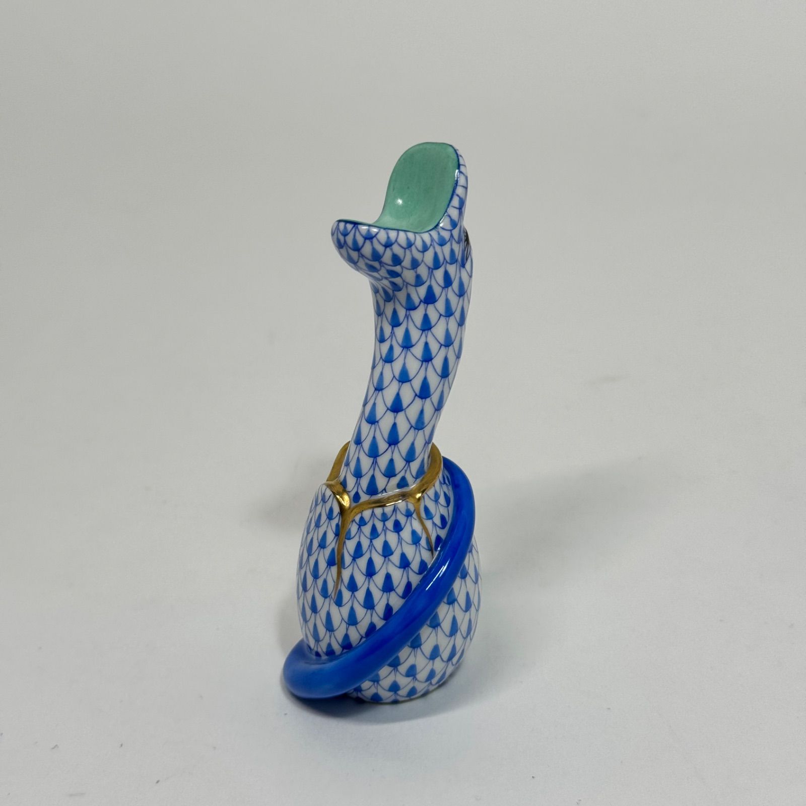 ヘレンド フィッシュネット コブラ Herend HEREND フィギュリン レッド 