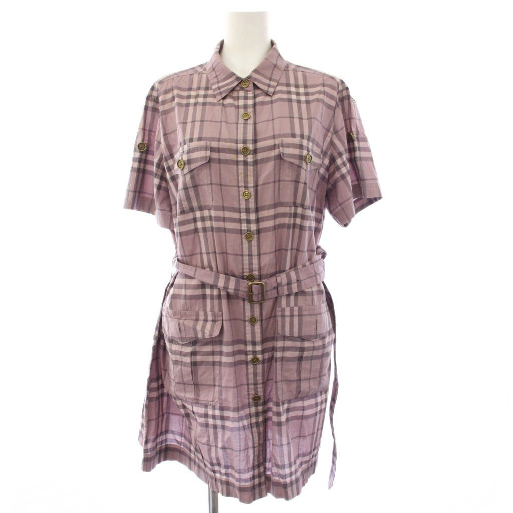 バーバリー ロンドン BURBERRY LONDON シャツ ブラウス 半袖 チェック