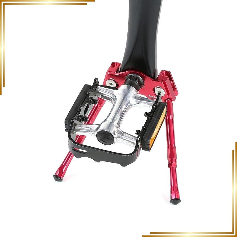 【新品】 Velo Line(ベロライン) チタン軸 クランクアームスタンド レッド 対応車種14インチ~700c 86946-0299