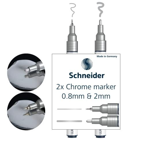 シュナイダー Schneider ミラーエフェクト クロームマーカー ペイントイット Paint it 060 / 061 ML06011501 (0.8mm＋2.0mmセット)/ 25108b61