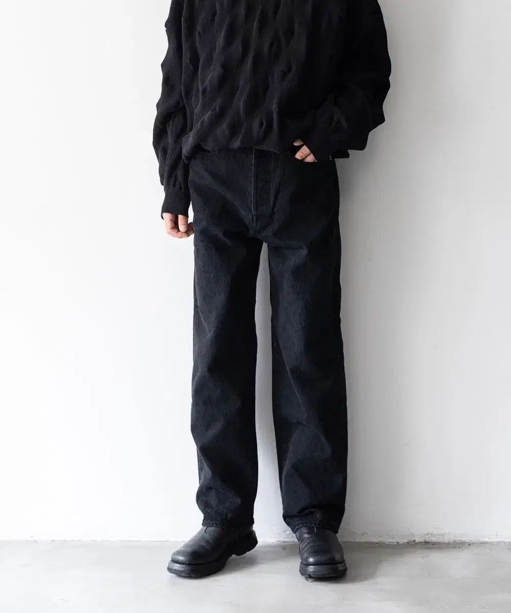 STEIN シュタイン 5ポケット ヴィンテージ REPRODUCTION OF FOUND(リプロダクションオブファウンド) セルビッジ デニム ジーン ブラック Mサイズ