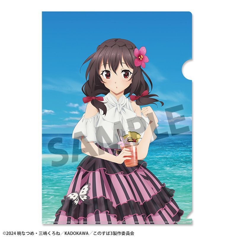 新品】この素晴らしい世界に祝福を！ 描き下ろしクリアファイル