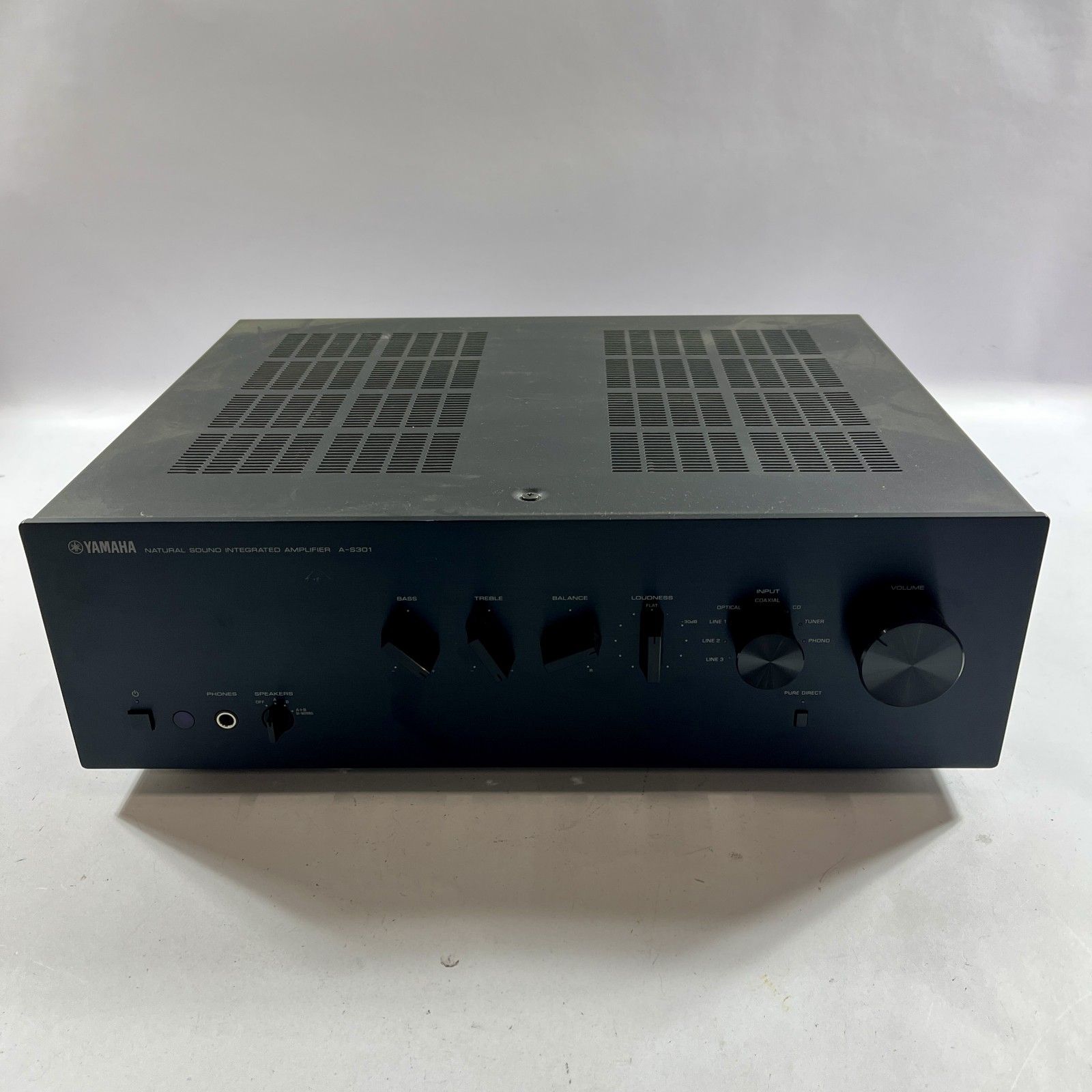 ★ YAMAHA ヤマハ プリメインアンプ ToP-ART トップアート A-S301 通電OK 動作未確認 ジャンク品