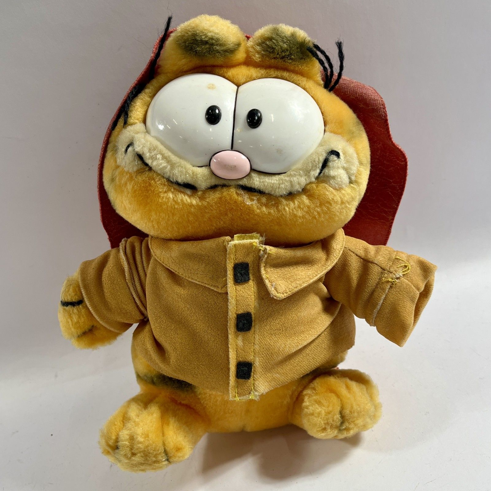 ☆ 希少 レア GARFIELD ガーフィールド 消防士 レトロぬいぐるみ