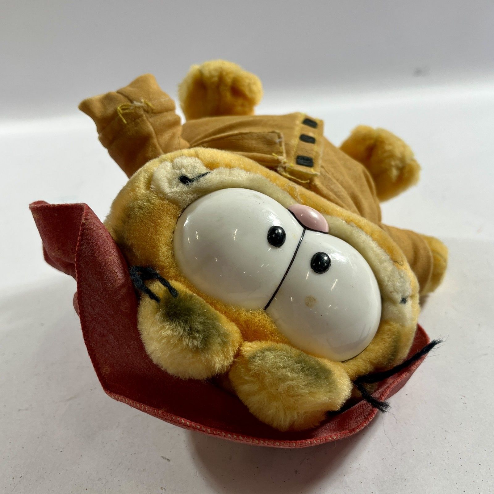 ☆ 希少 レア GARFIELD ガーフィールド 消防士 レトロぬいぐるみ