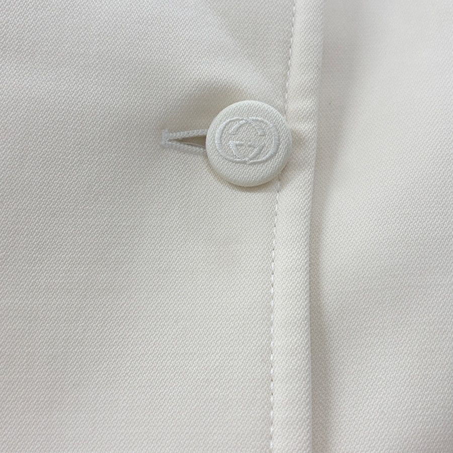 GUCCI グッチ ウールロングコート 167300 Z0806 アイボリー 40 - メルカリ