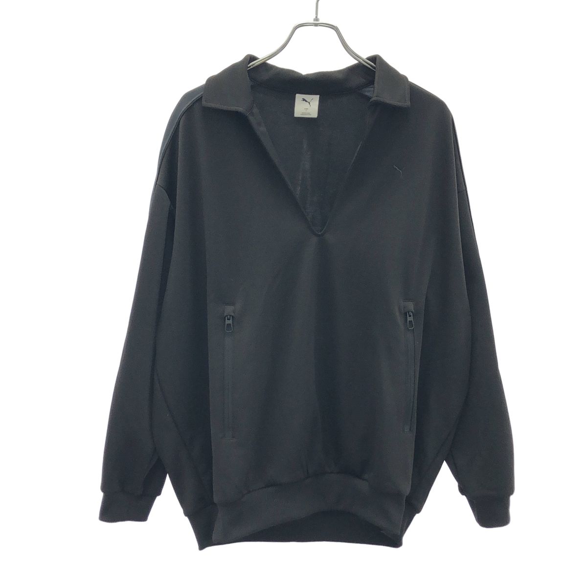 PUMA プーマ T7 スキッパー ジャージ 638051-01 ブラック S