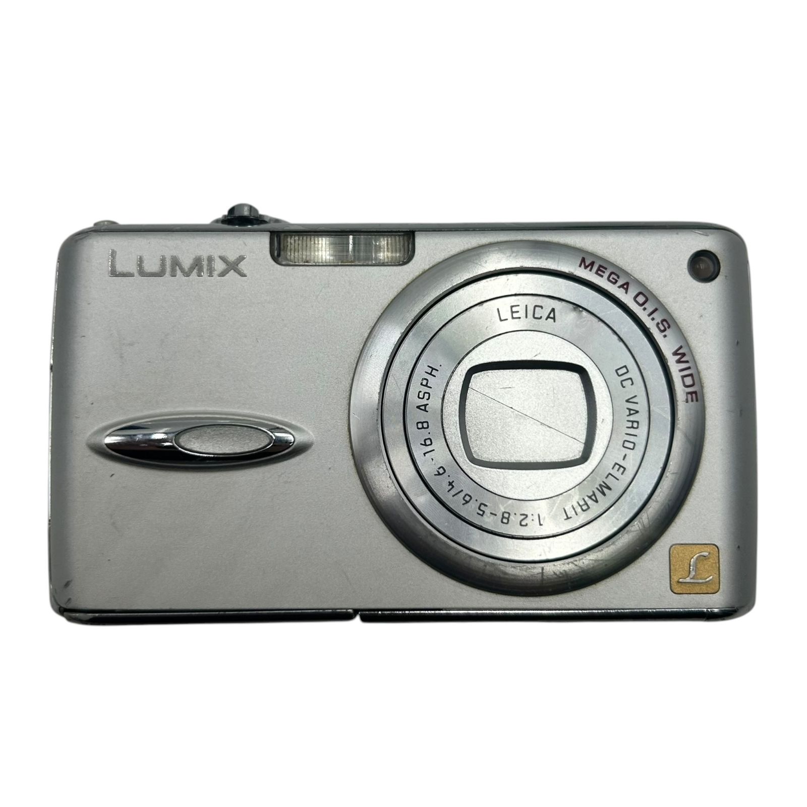 □Panasonic LUMIX DMC-FX01 シルバー コンパクトデジタルカメラ LEICA