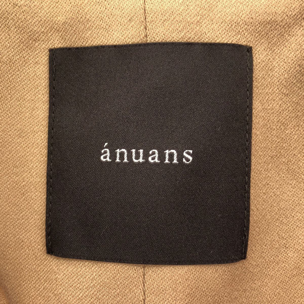 anuans アニュアンス 25AW グロスウールロングジレ 1525501118-0