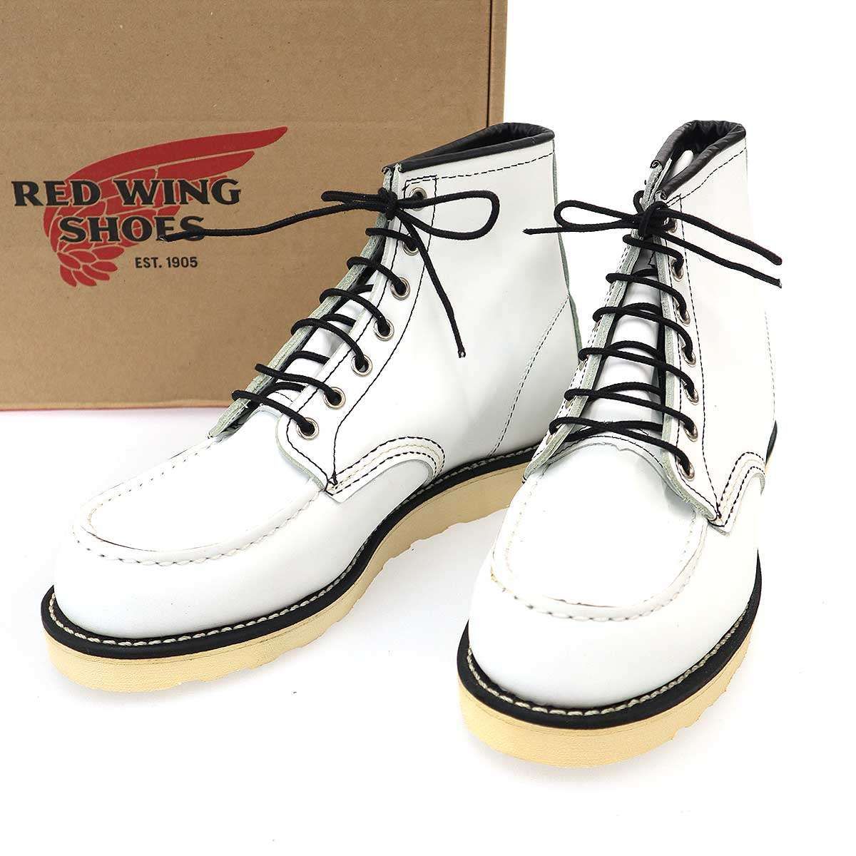 RED WING レッドウィング 8871 6inch Classic Moc 6インチモックトゥブーツ ホワイト USA 8.5E