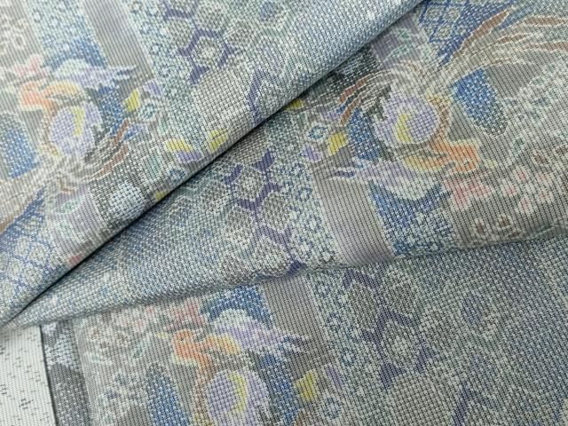 平和屋着物●本場大島紬　白大島　総絣　鳳凰花文　正絹　逸品　未使用　AABJ3278cs 35,490円