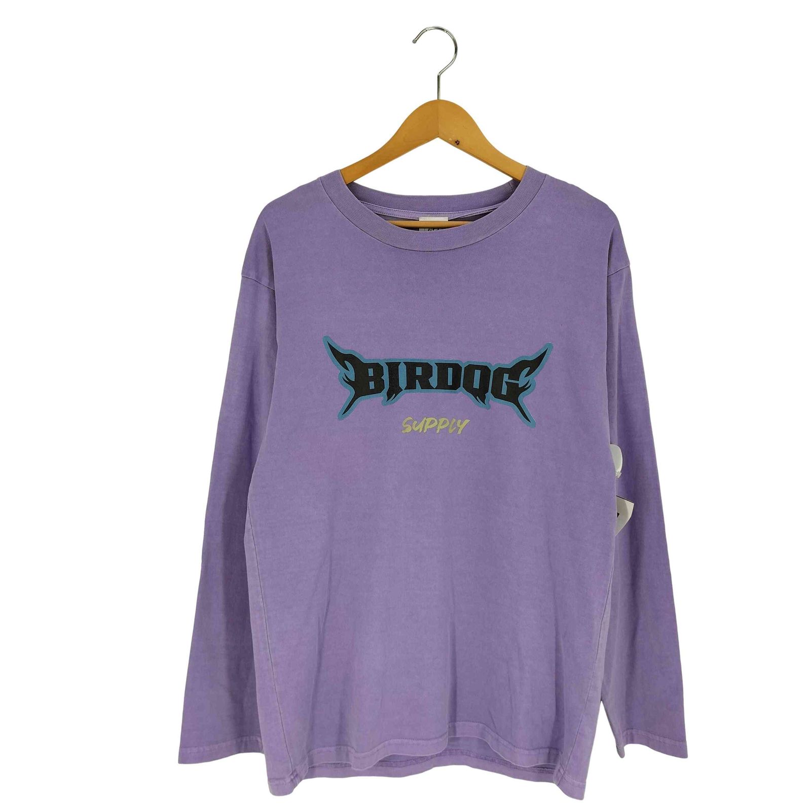 【未使用】　BIRDOG ネイビー　L バードッグ BIRDOG ロゴプリント ロングスリーブTシャツ ロンT メンズ