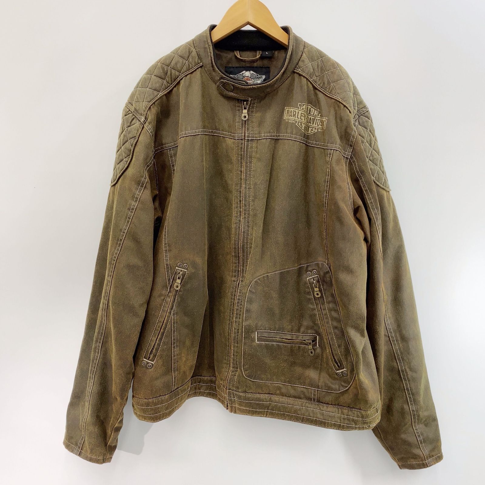 Harley-Davidson ライダース ジャケット シングル バックプリント 