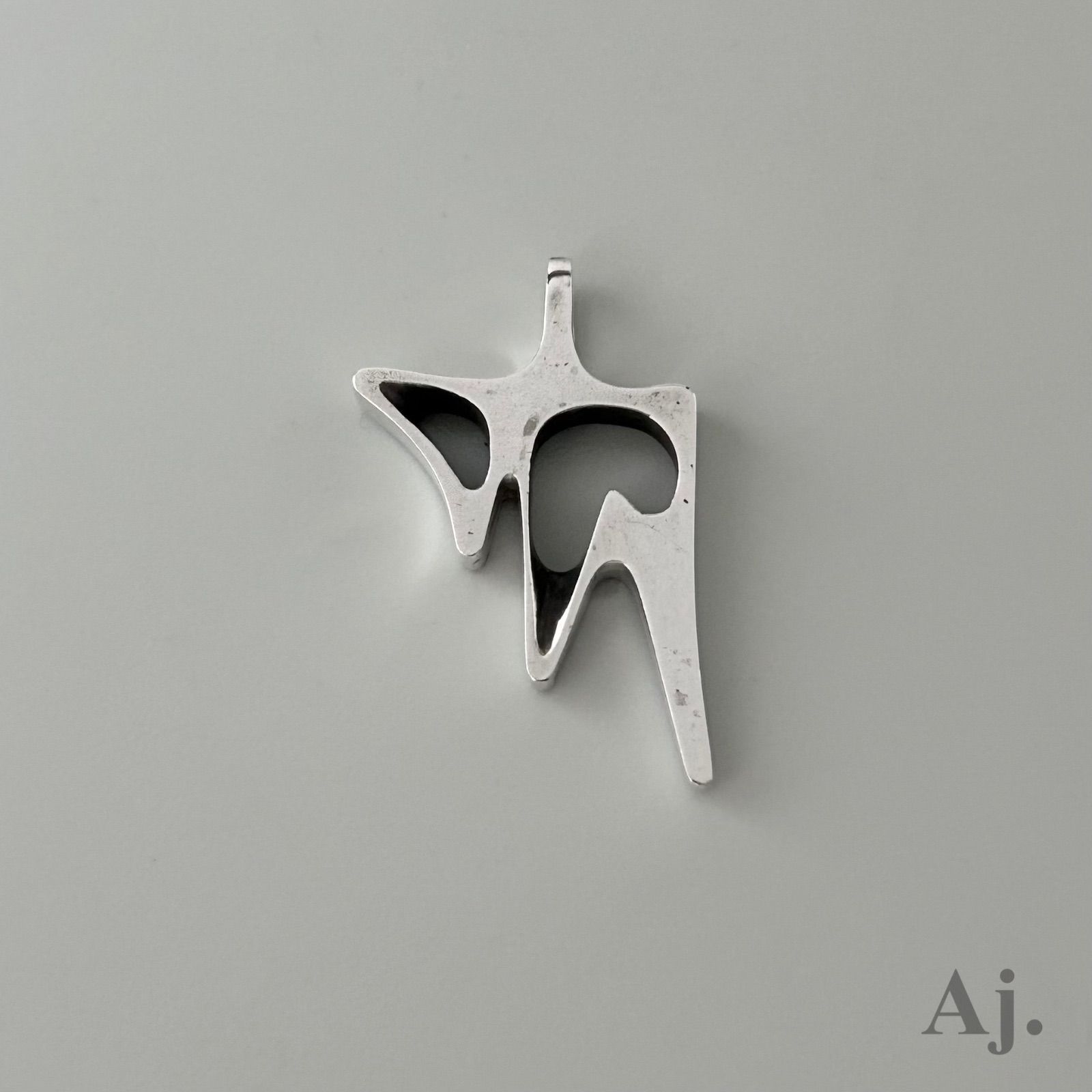 【使用感大】 ジョージジェンセン ネックレス ペンダント トップ 174 AG925 ヴィンテージ Georg Jensen