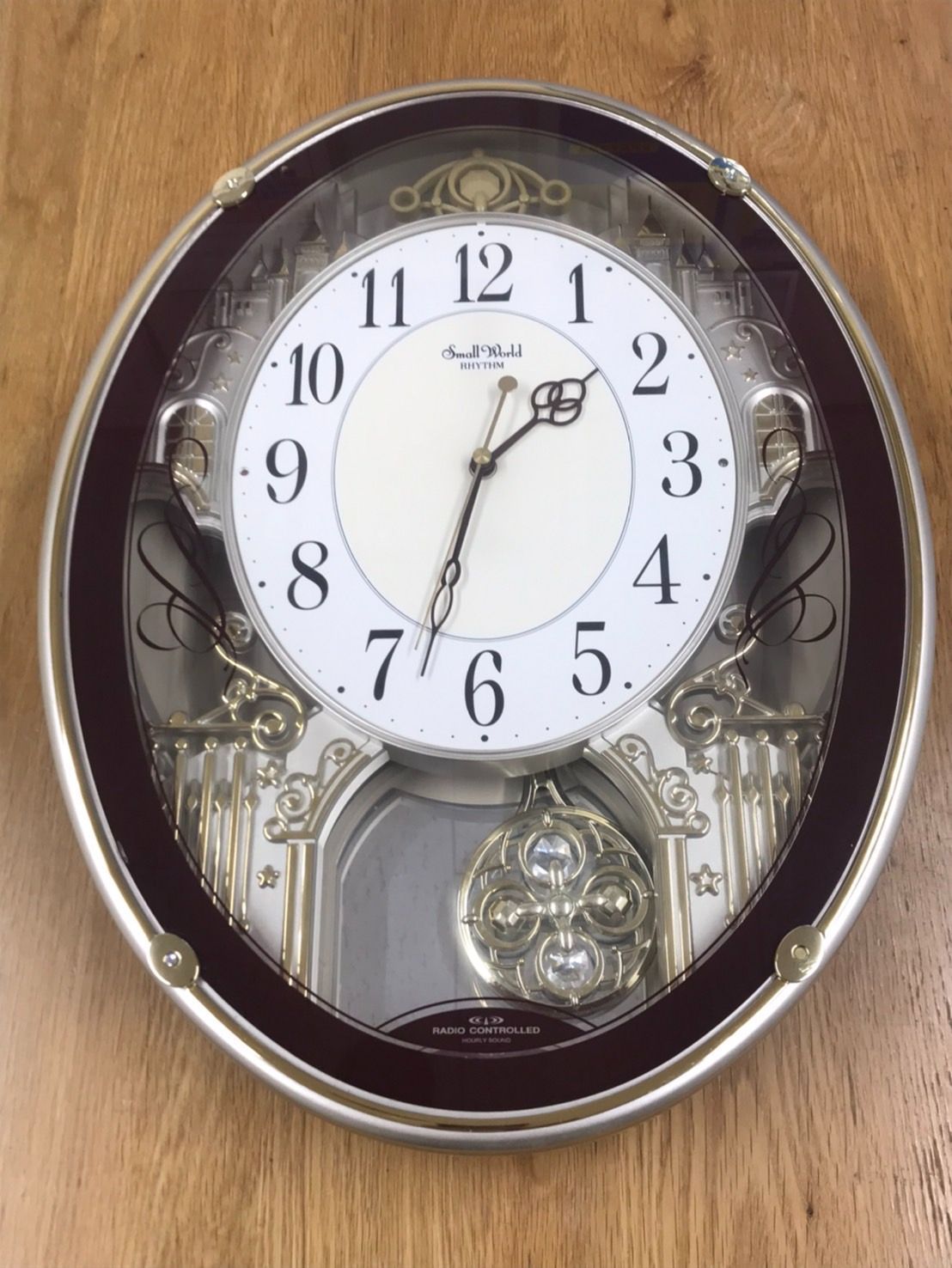 ■ 電波掛け時計 4MN523RH 中古品
