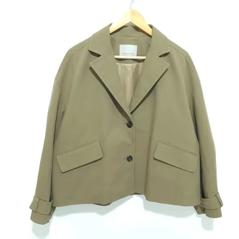 VOV ボブ オーバーサイズ トレンチ ショート ジャケット 55_M2746